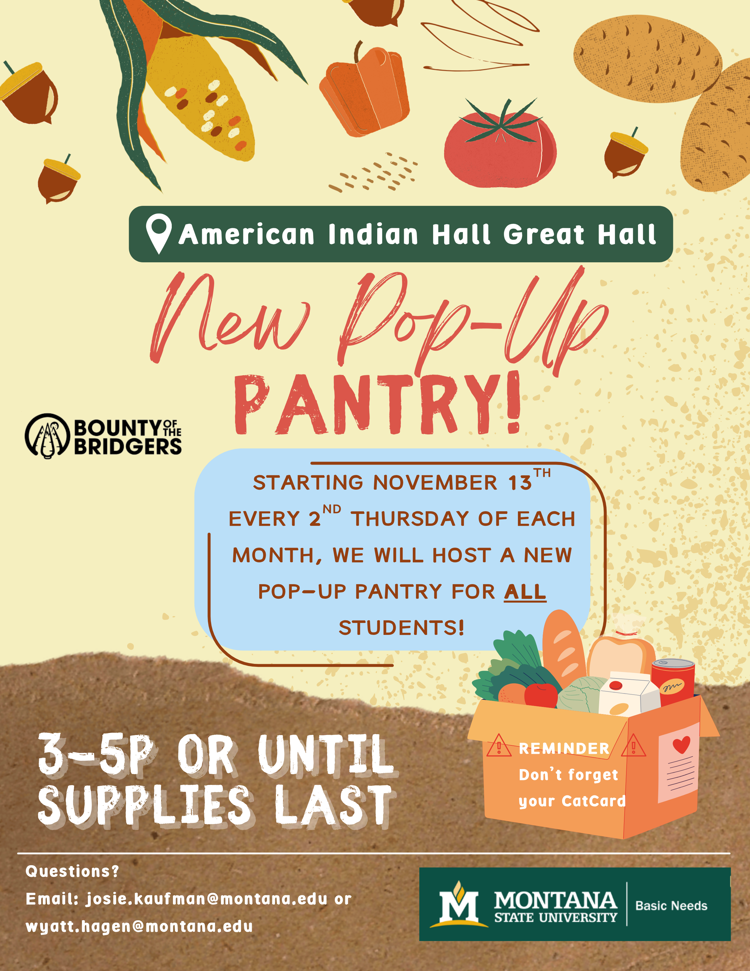 Pop-up pantry