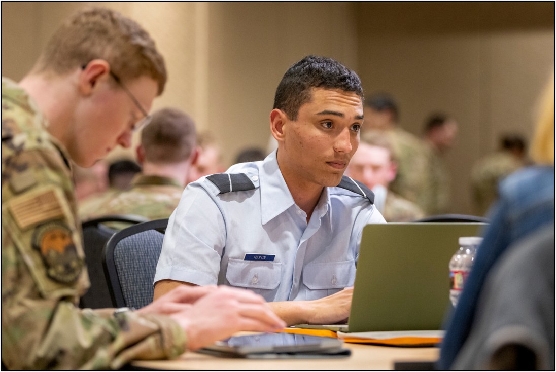 Cadets Taking the AFOQT