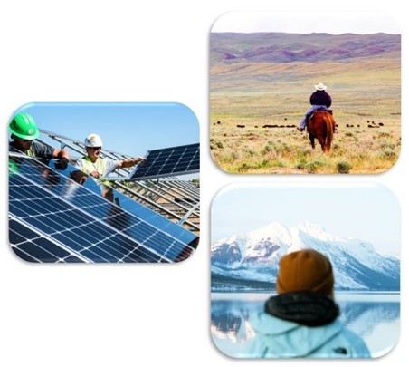 Climate Smart Montana Photo Collage Climate Smart Montana Photo Collage