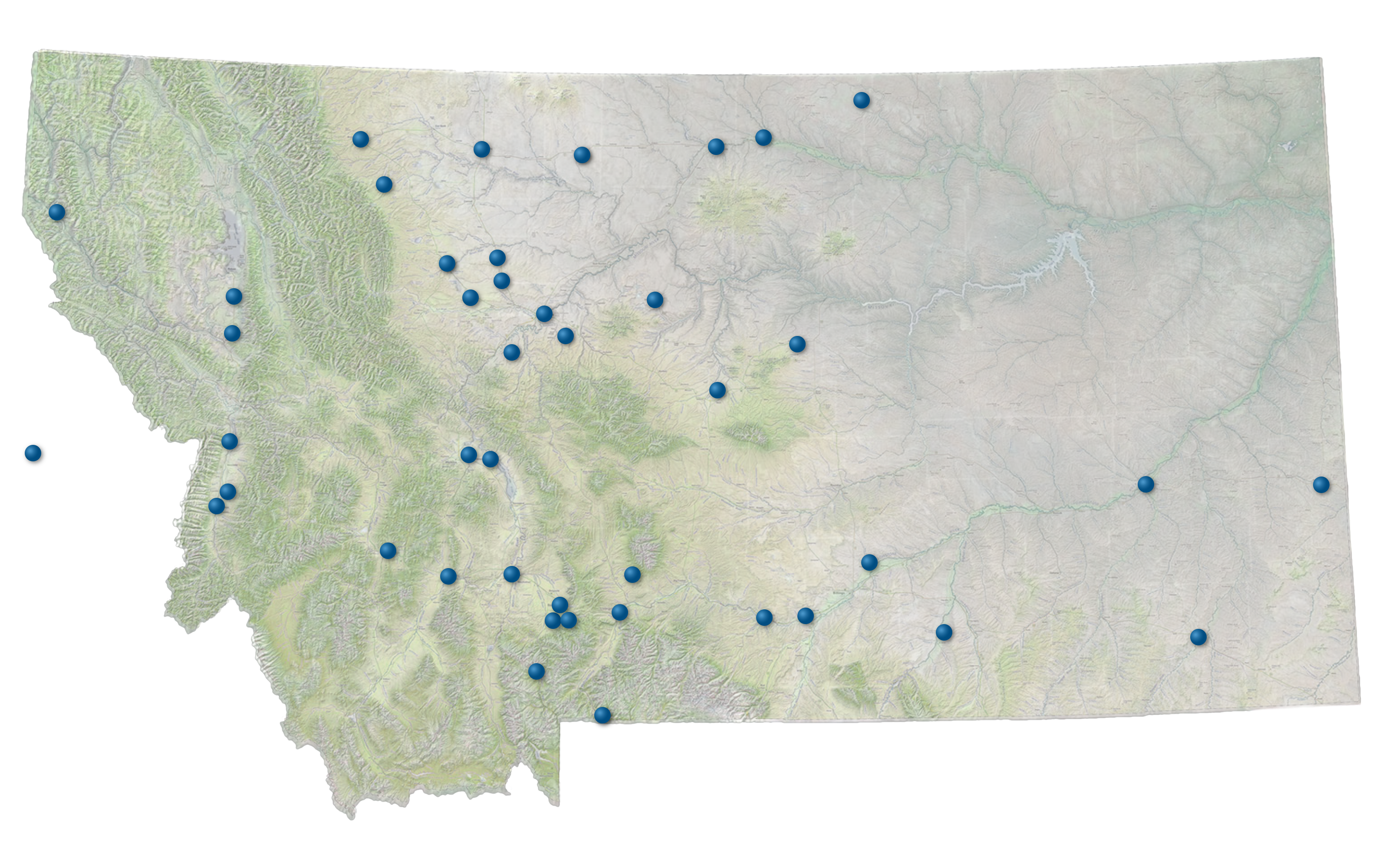 YAM Map YAM Map Locations