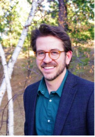 Dr. Eric Zimmer (U. Montana) will lecture on Indigenous peoples' land reclamation projects Bespeckled historian Eric Zimmer stands among aspen trees