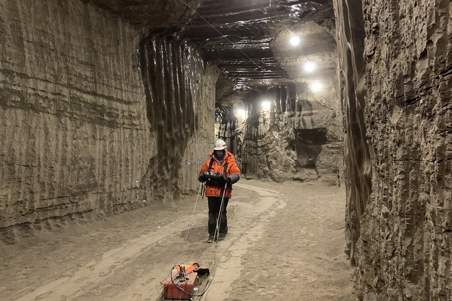Scanning permafrost permafrost tunnel