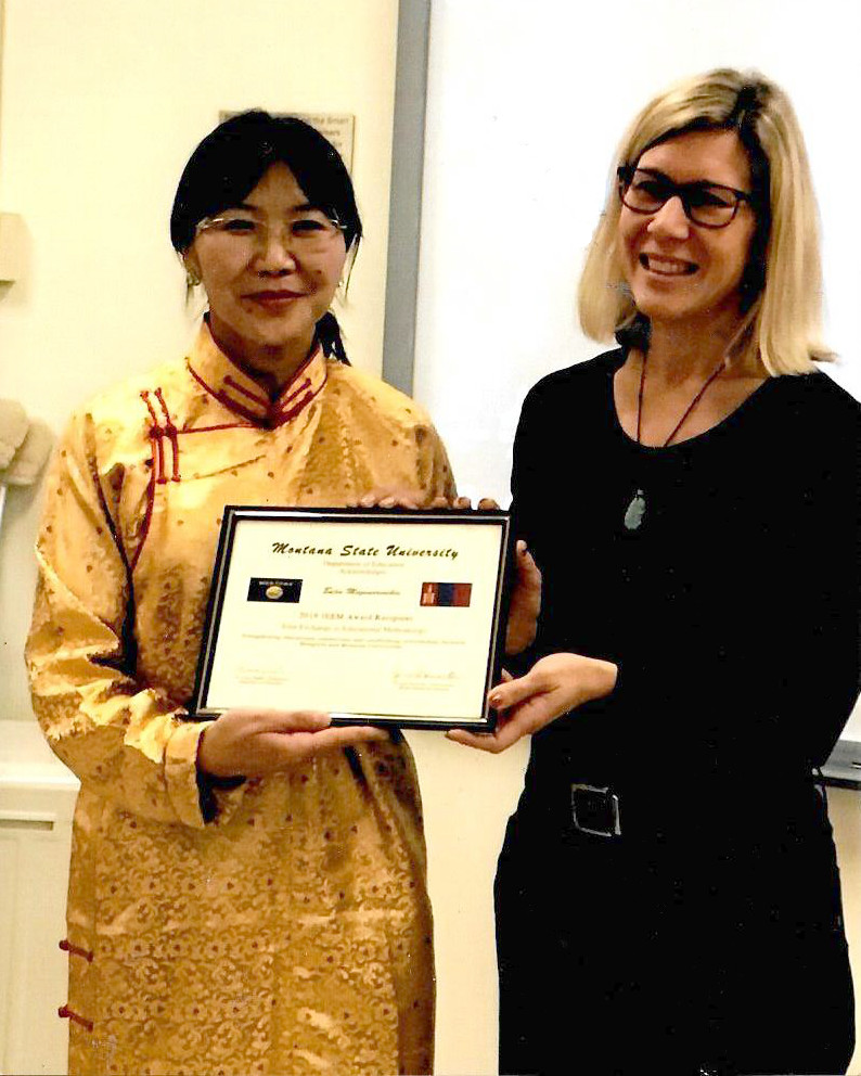 Bujin Magvanrenchin with Tricia Seifert Bujin Magvanrenchin with Tricia Seifert