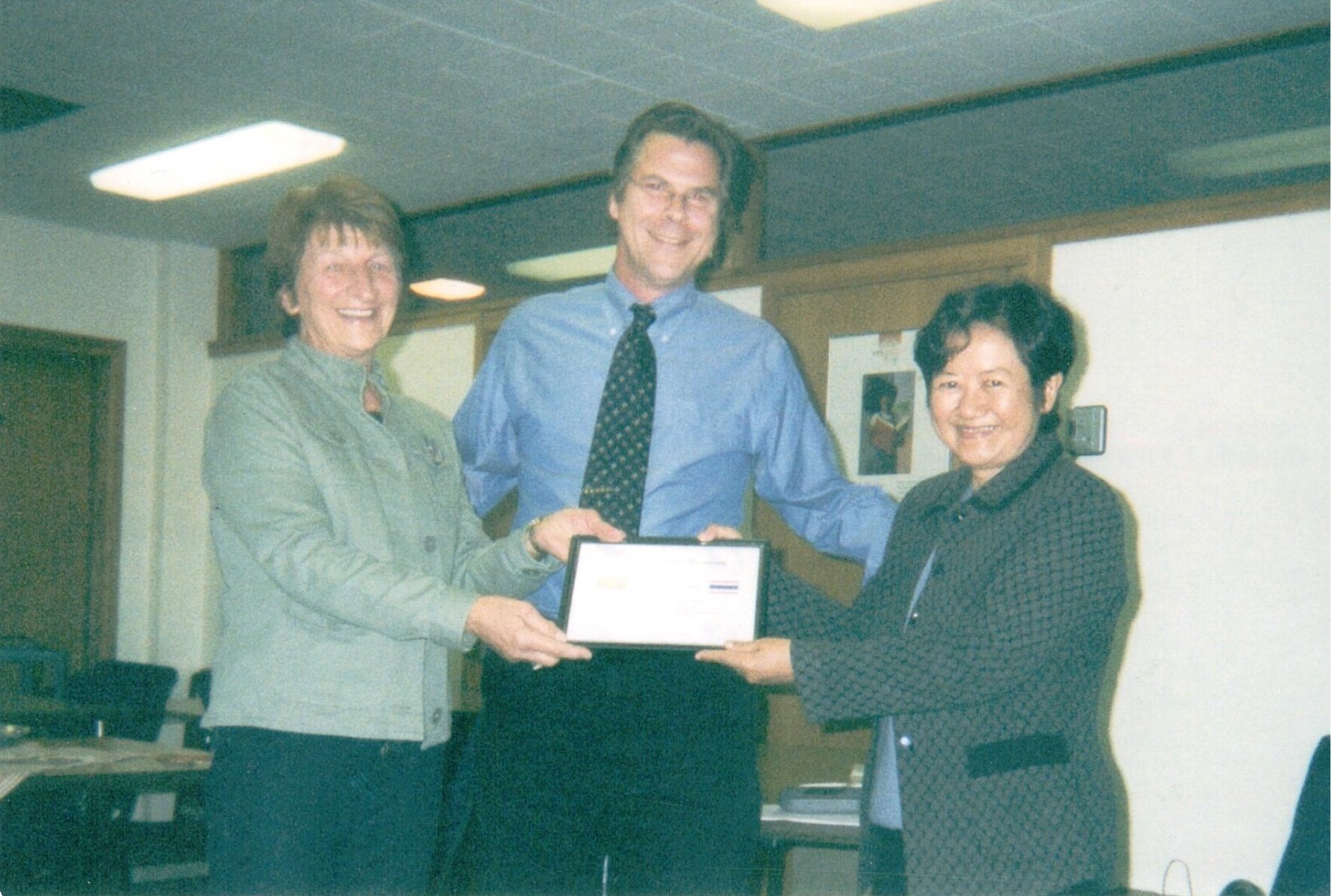 Sirilac Boonma with Yvonne Hauwiller and Robert Carson Sirilac Boonma with Yvonne Hauwiller and Robert Carson