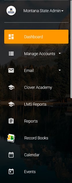 sidebar of zsuite navigation.
