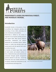 Biodiversity Guide for Montana Forest and Woodlot Owners