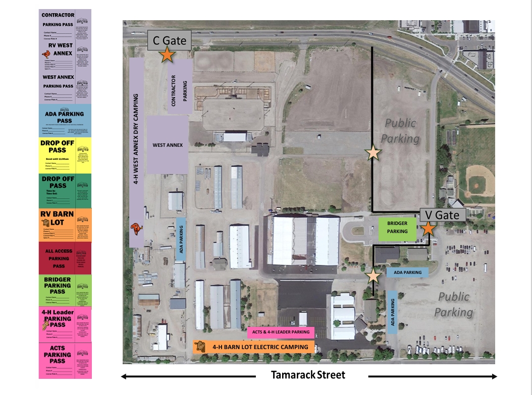 2026 Fair Parking Map 2026 Fair Parking Map