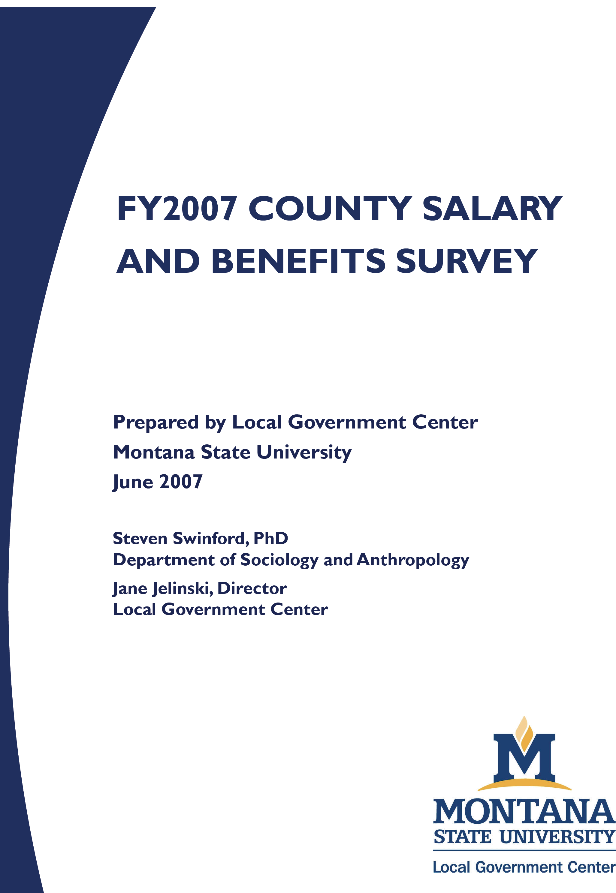 FY 2007 County Salary FY 2007 County Salary