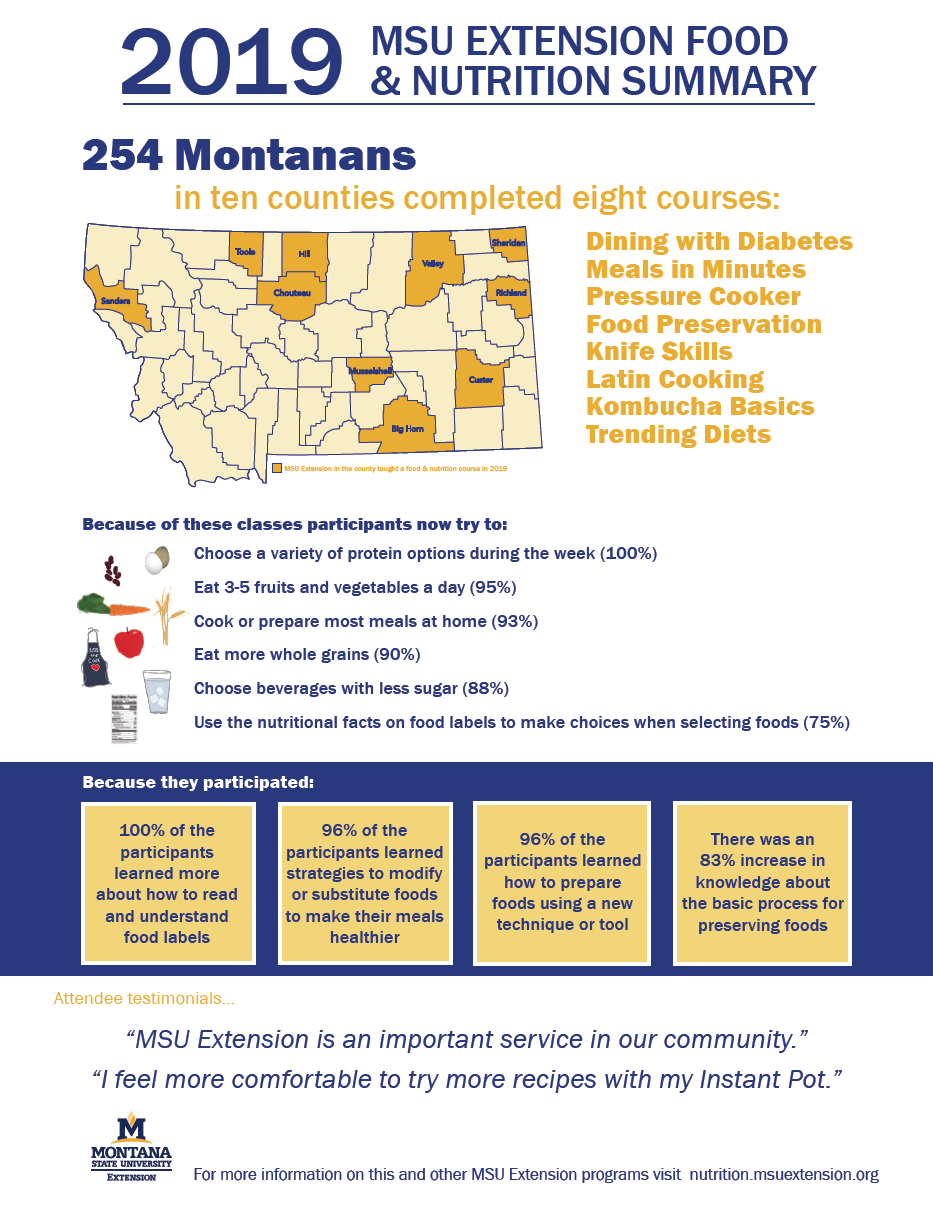 food and nutrition summary report image