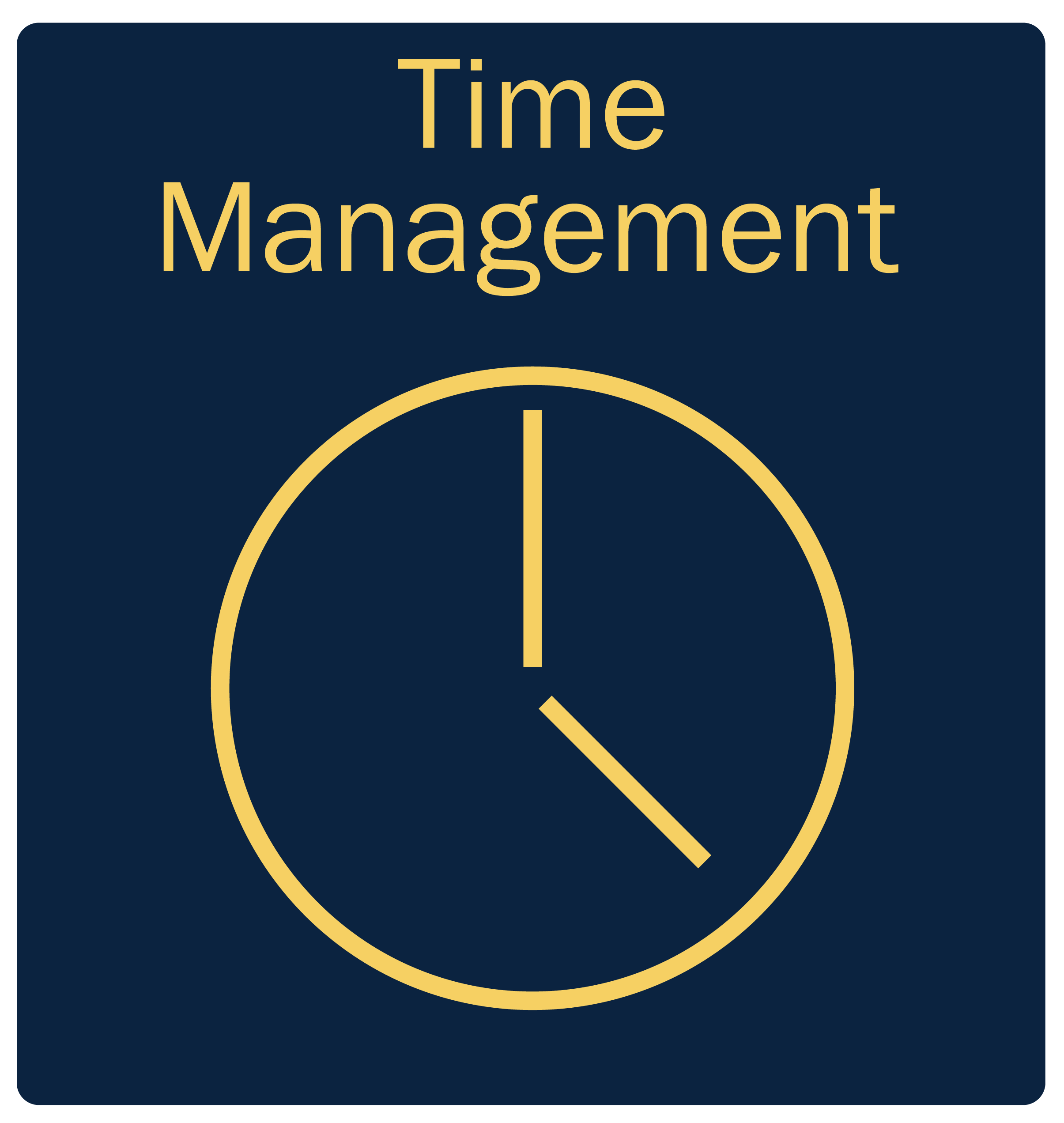 Time management icon Time management icon