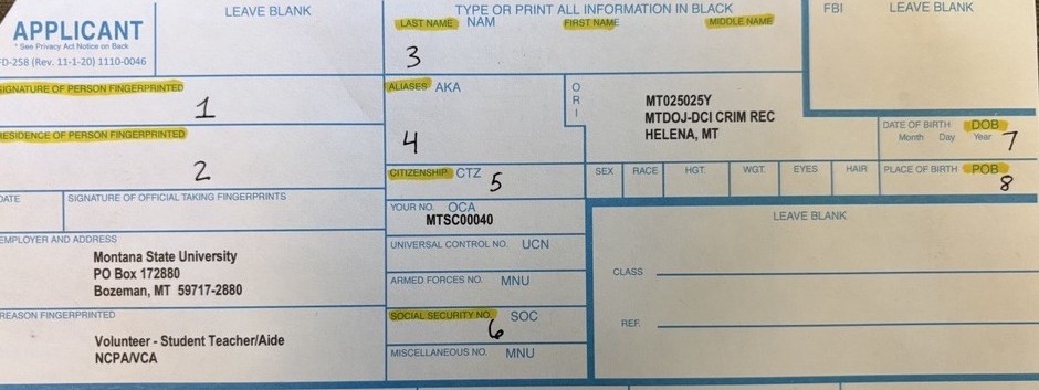 Fingerprint Card