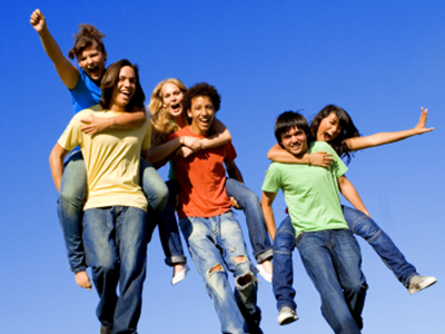 happy students