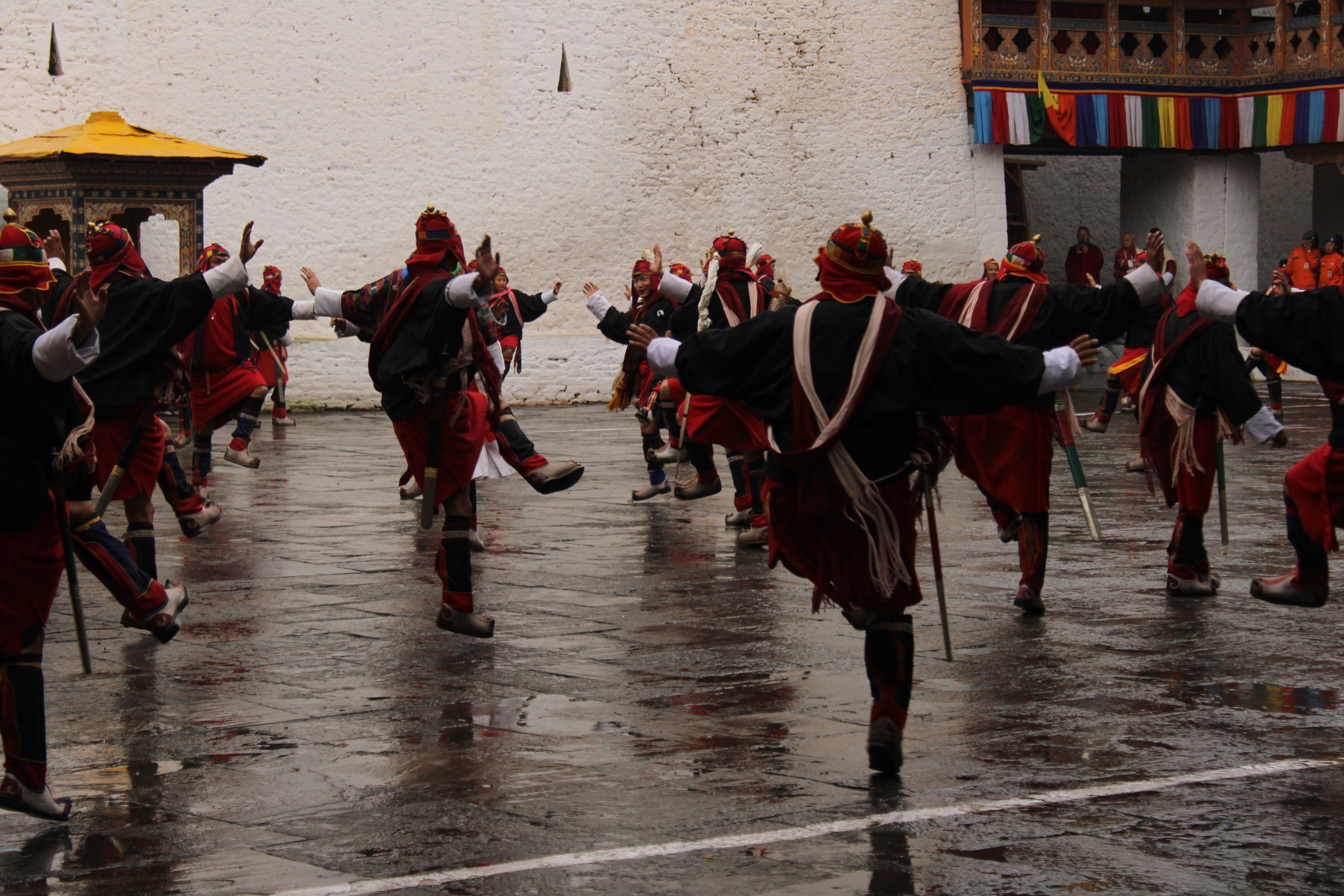 men dancing