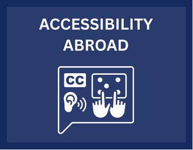 Accessibility Abroad button