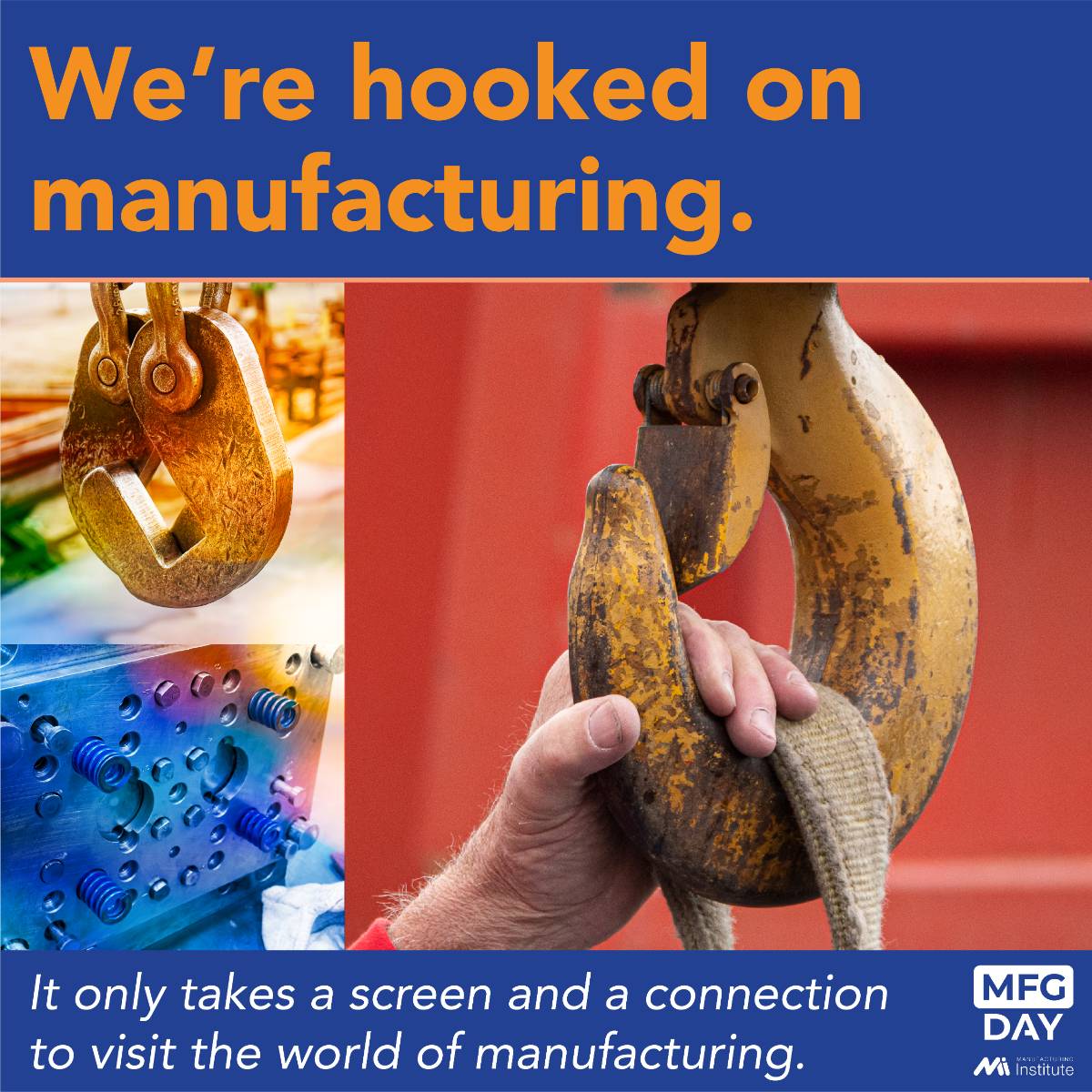 We're hooked on manufacturing, it only takes a screen and a connection to visit the world of manufacturing.