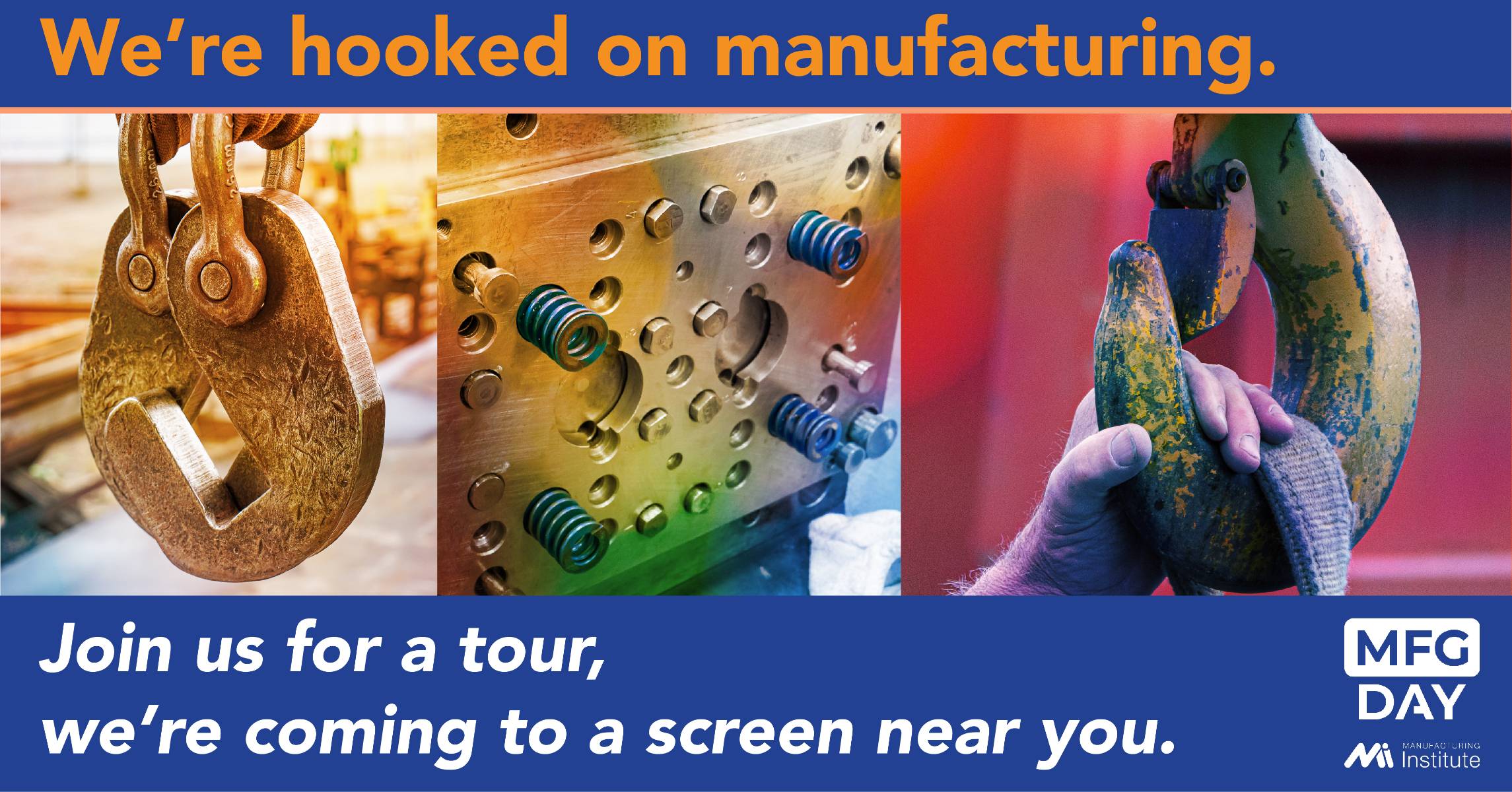 We're hooked on manufacturing, it only takes a screen and a connection to visit the world of manufacturing.
