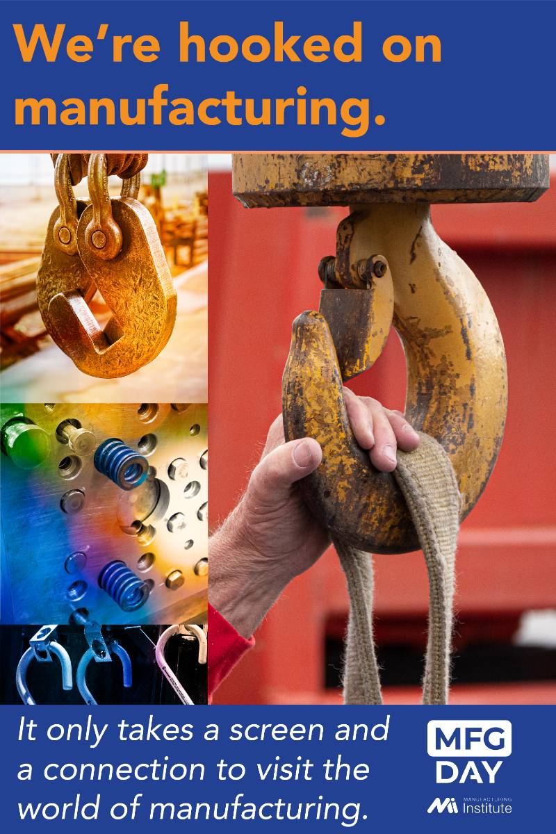 We're hooked on manufacturing, it only takes a screen and a connection to visit the world of manufacturing.