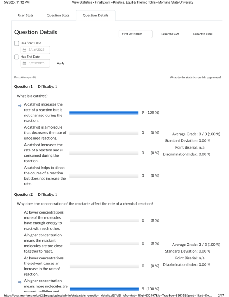 Final Exam Example