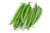 Green beans on white green bean image