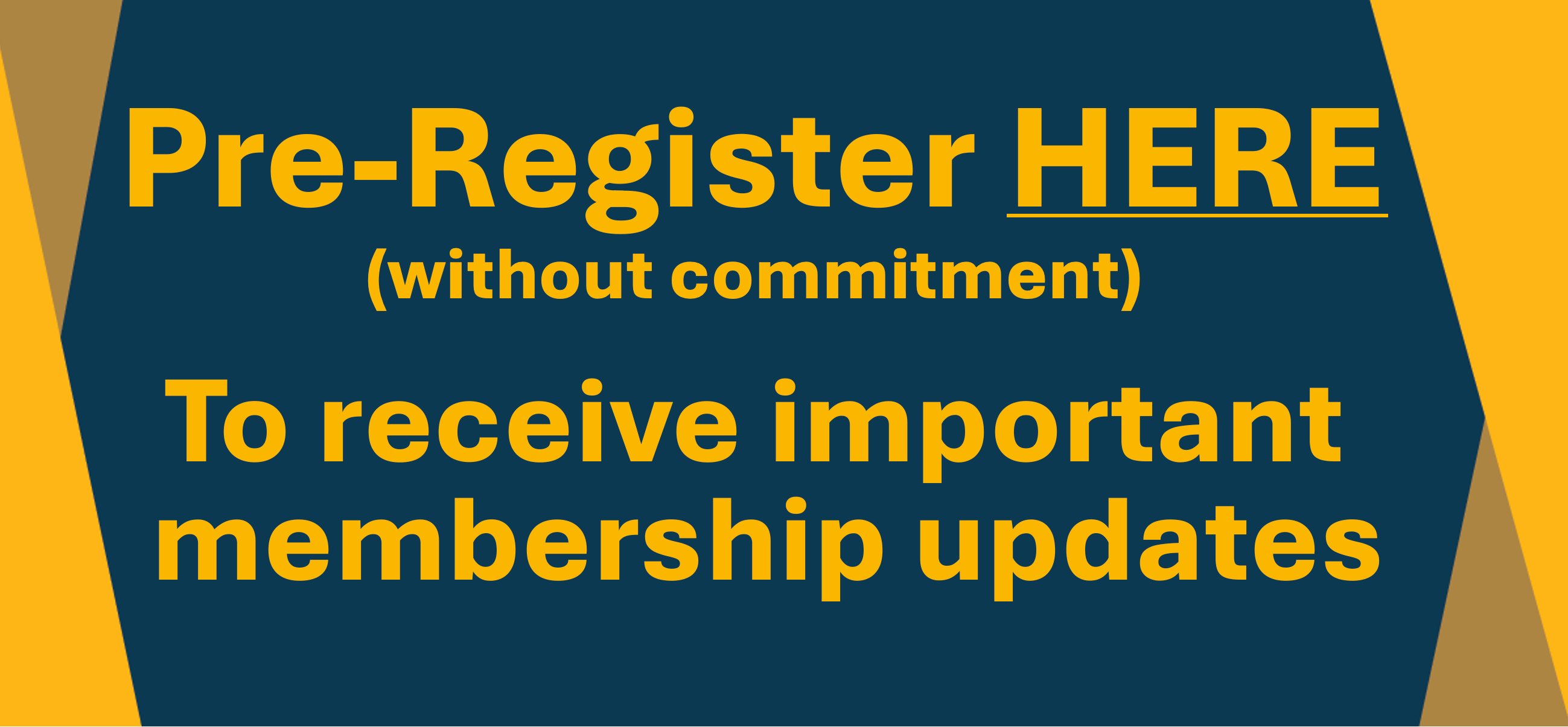 Pre Register Now Pre Register Now