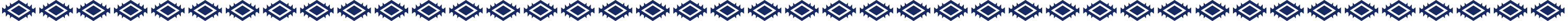 A separating line made up of of dark blue tribal symbols