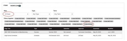 Workflow Tab 2