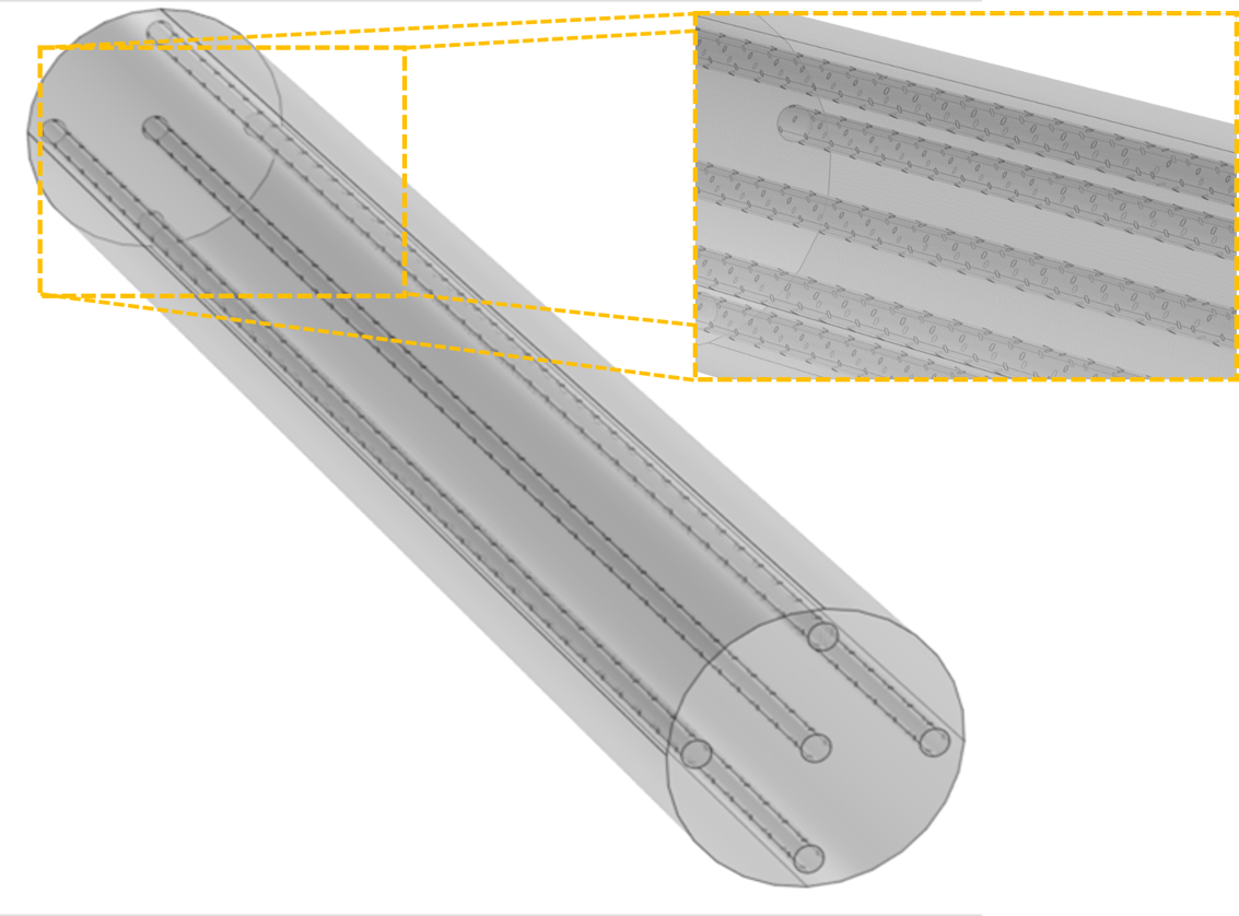 Four Pipe COMSOL Four Pipe COMSOL