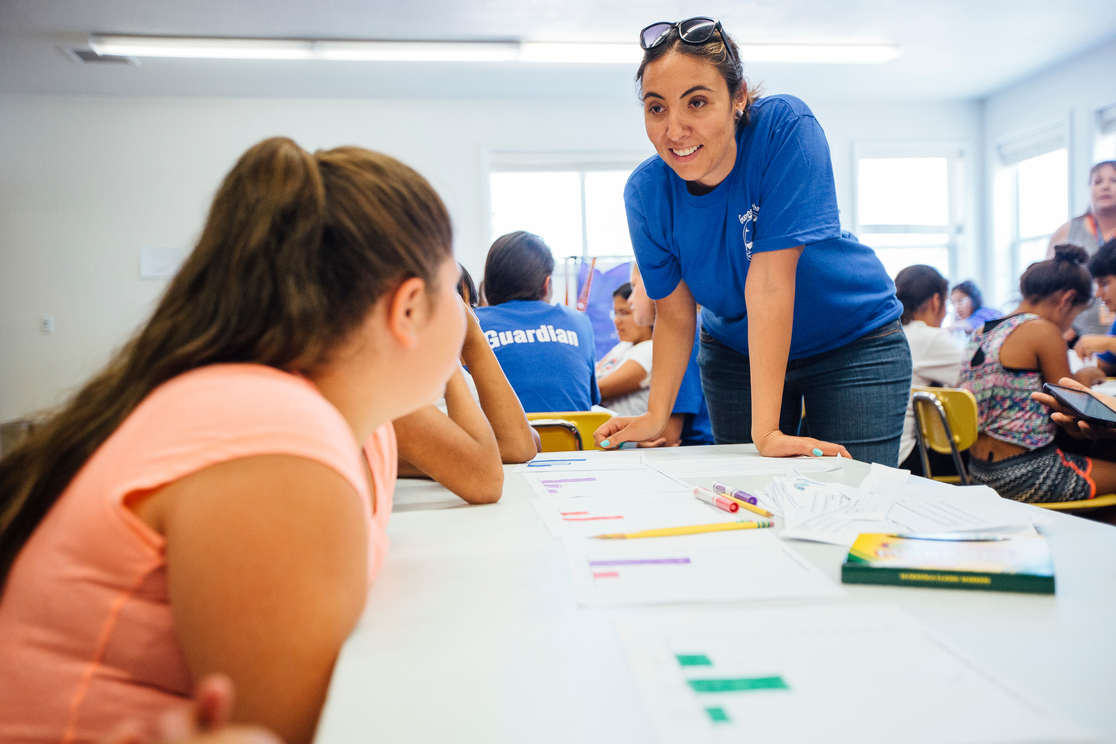 teacher in classroom