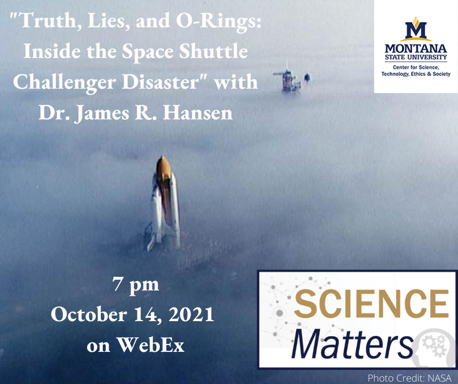 Science Matters lecture Science Matters Lecture with Dr. James R. Hansen