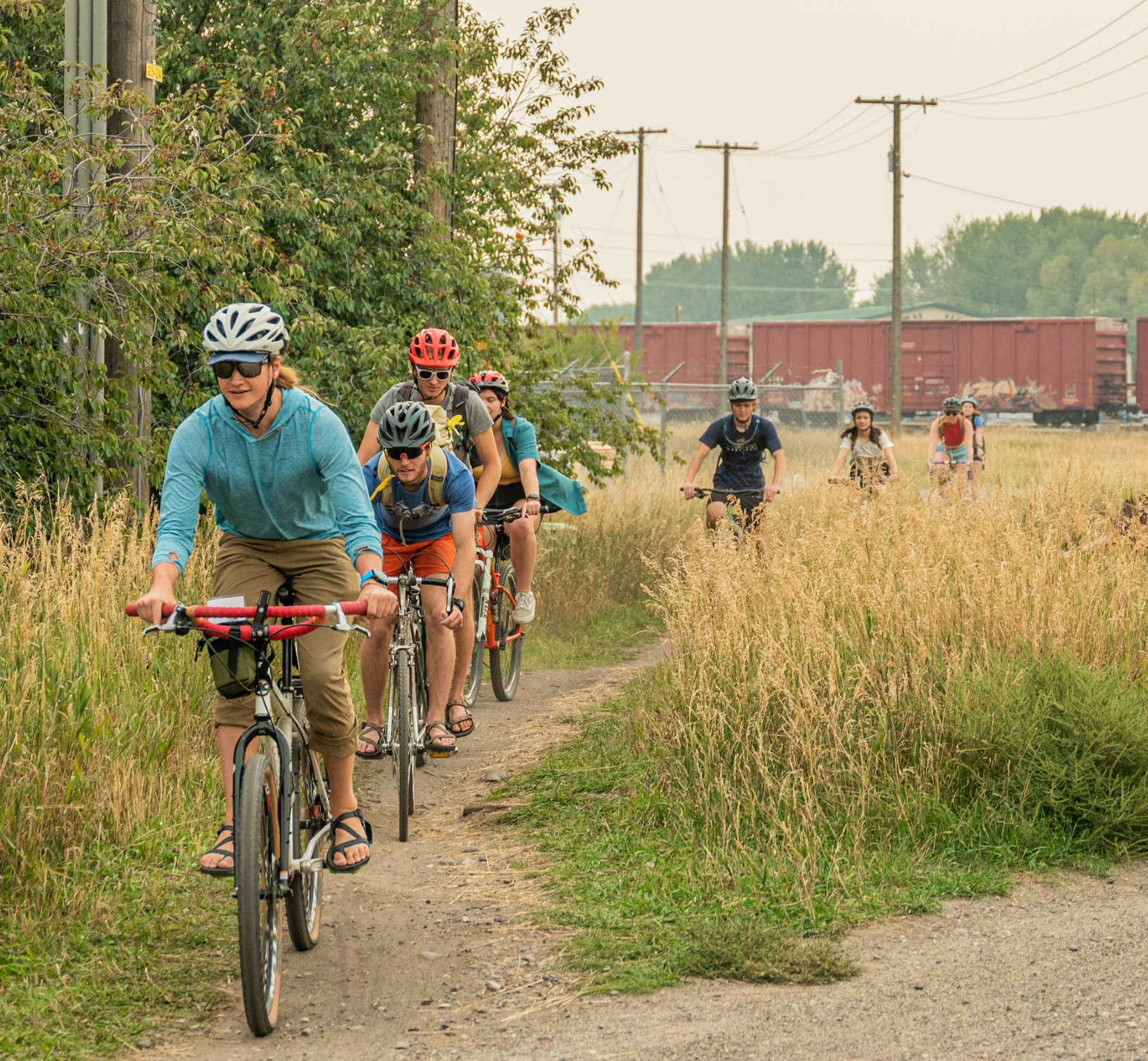 RentalBikes Students riding bikes