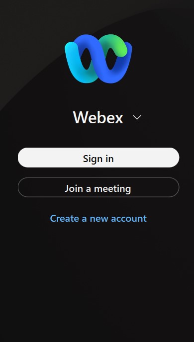 Webex Login App New 001