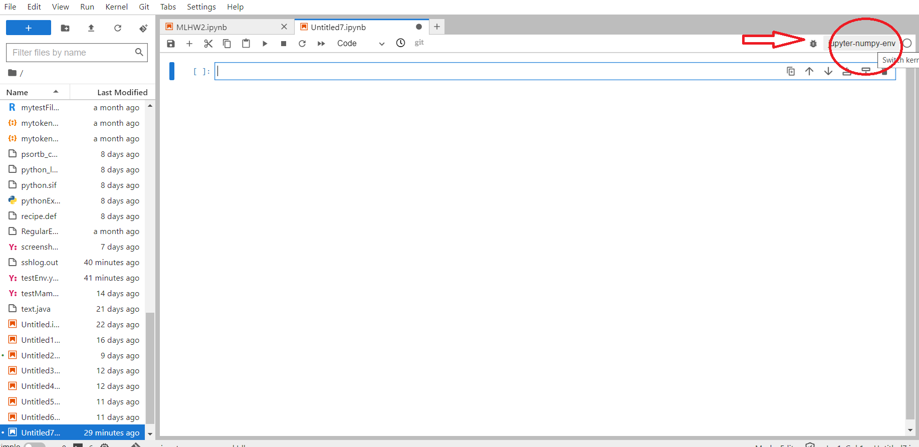 New Mamba environment available in jupyter New Mamba environment available in jupyter