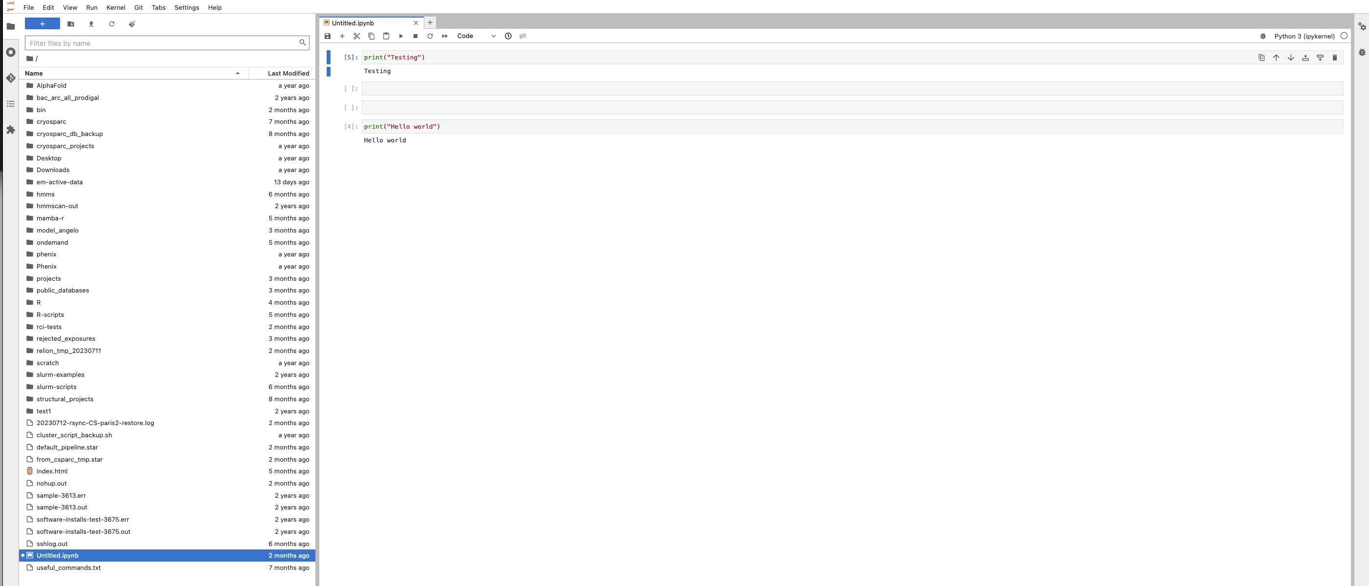 jupyter notebook jupyter notebook